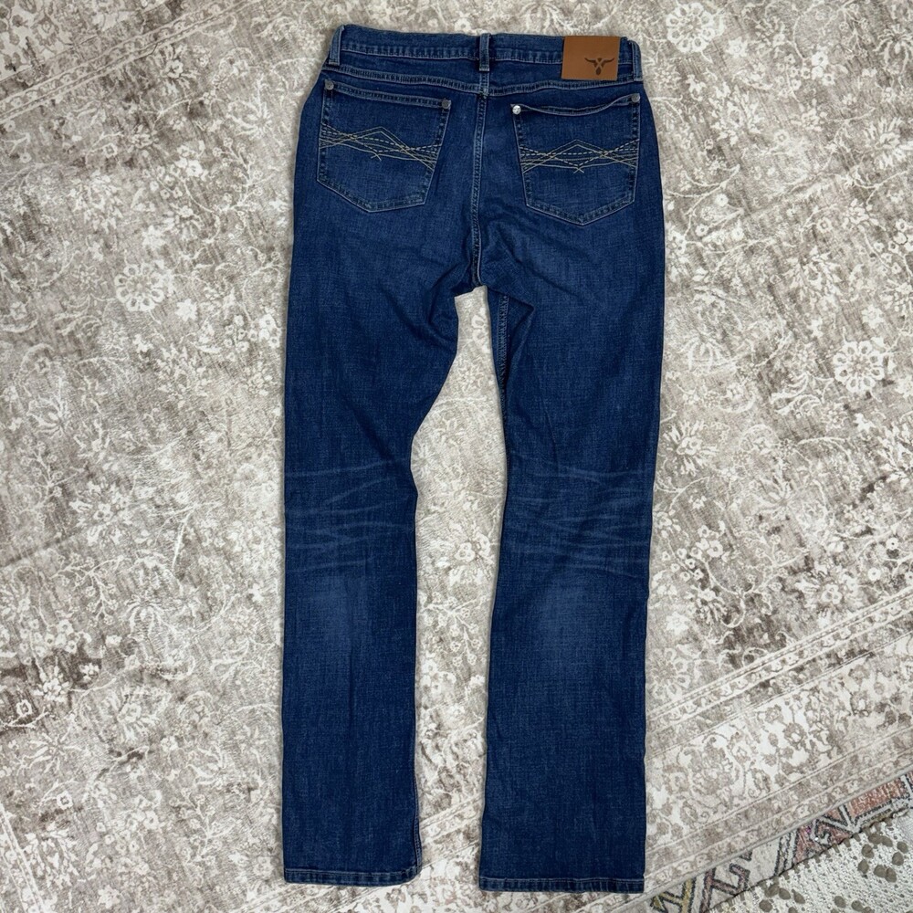 Wrangler 20X Jeans Mens 32x34 Blue Medium Wash 1% Stretch Denim Western - Picture 2 of 11